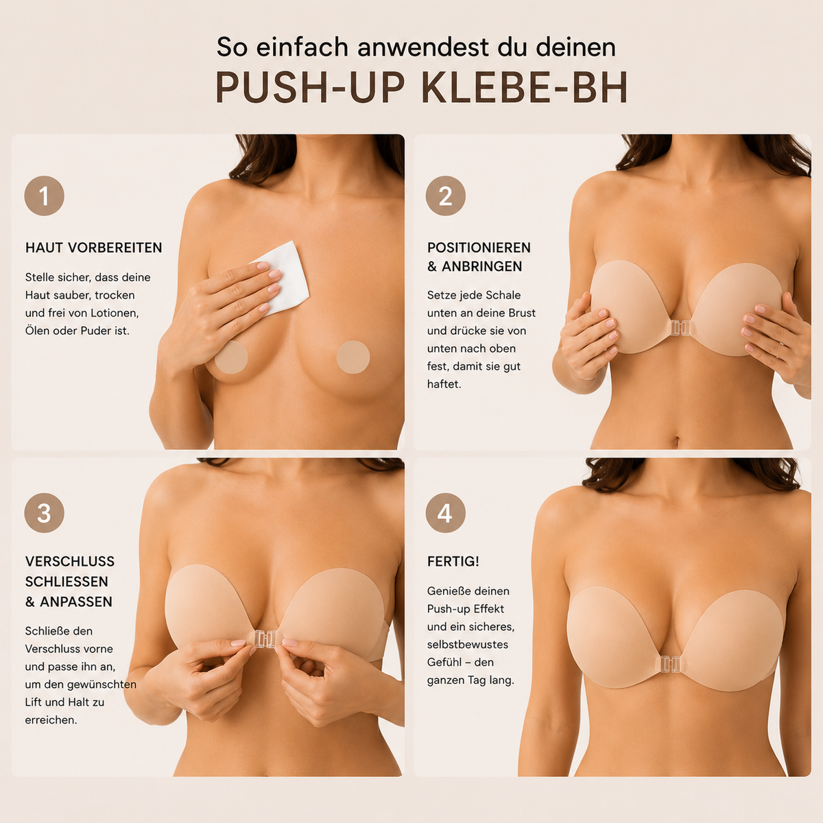 Push-Up Klebe-Bh - Glowear