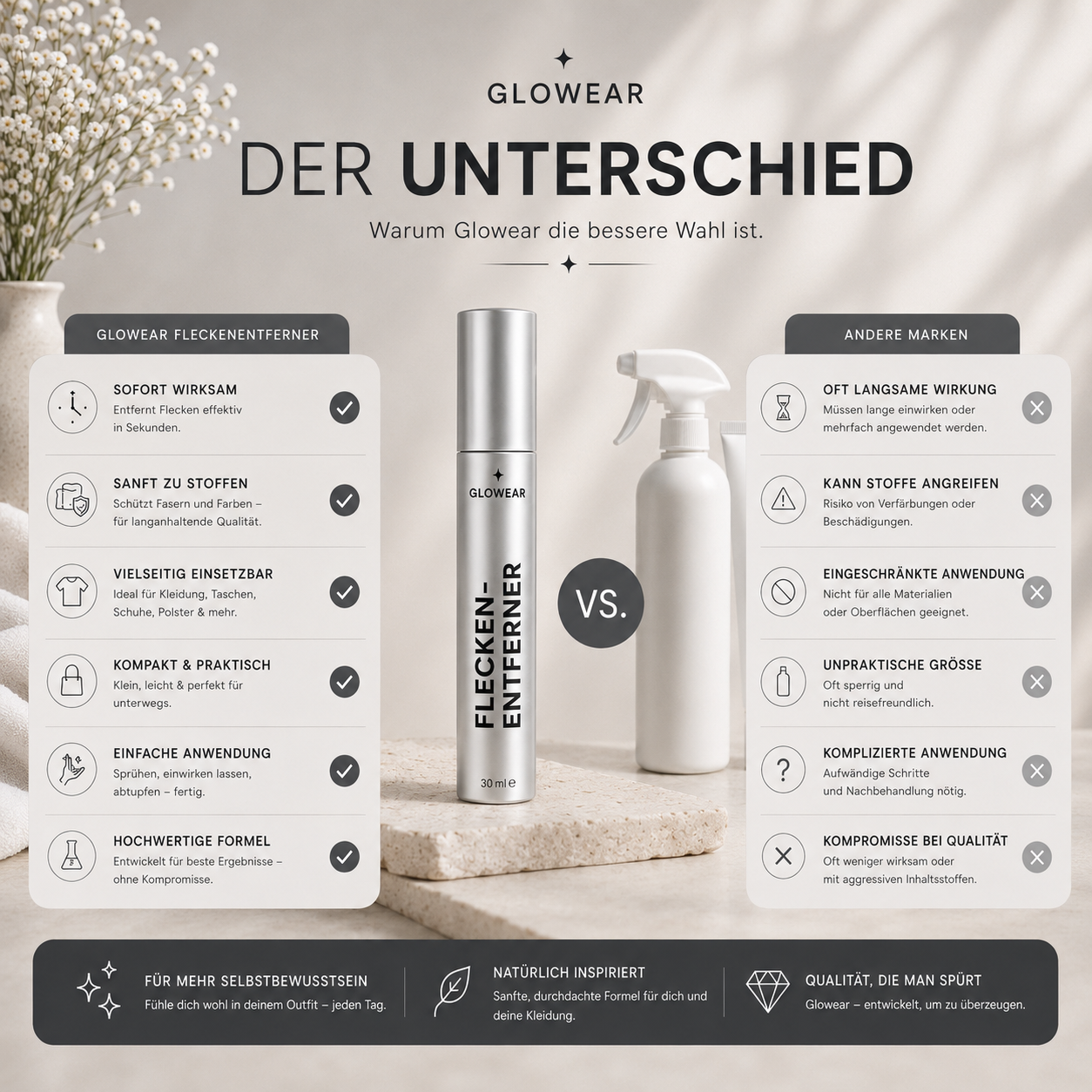 Glowear - Fleckenspray